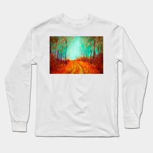 Autumn Forest path Long Sleeve T-Shirt